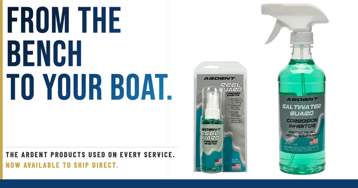 Ardent Reel Butter Lubrication Pack — reel care products used at Fischer Angling